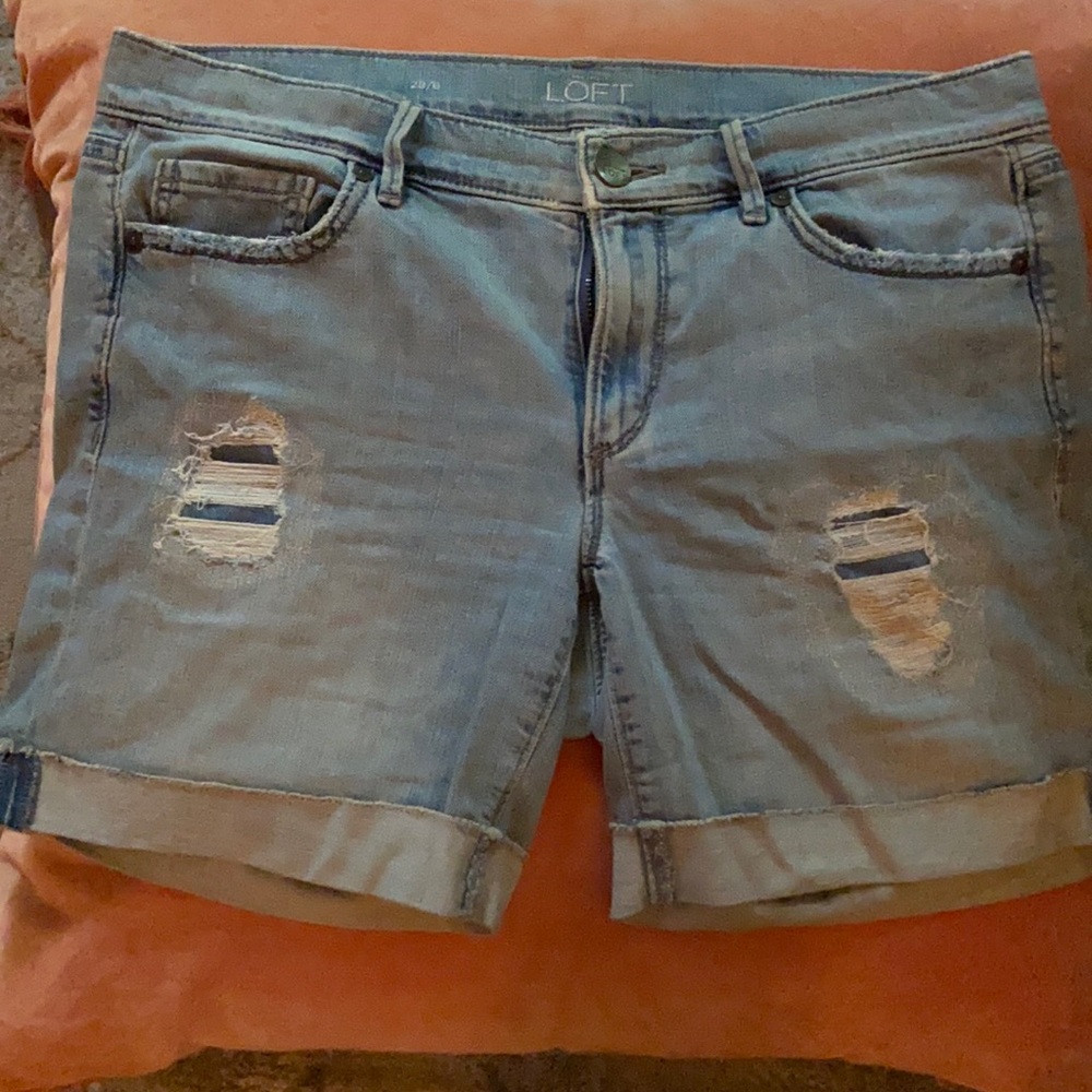 LOFT denim shorts